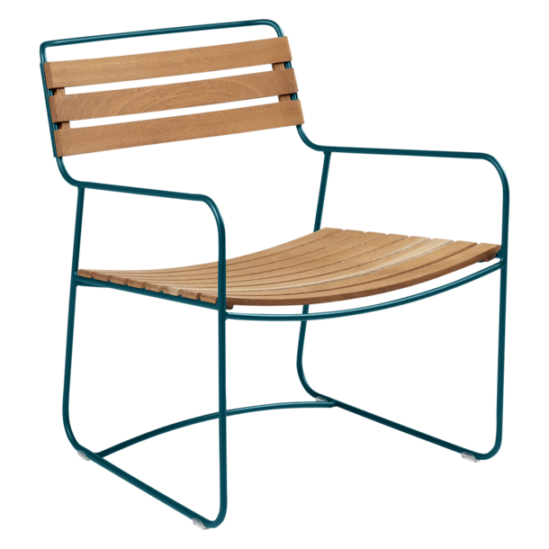 SURPRISING TEAK LAV LOUNGE STOL Acapulco Blue