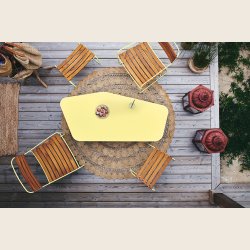 SURPRISING TEAK LAV SKAMMEL