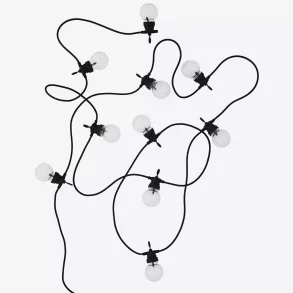 Lyskde med sort wire