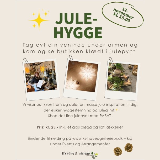 Jule-hygge den 12. november