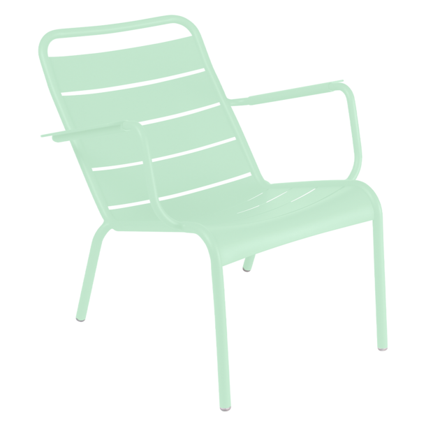 LUXEMBOURG LAV LOUNGESTOL M/ARMLN (2 stk. forpakning) Opaline Green