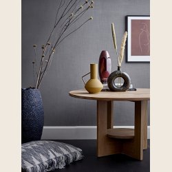 Deko-vase i stentj, brun/sort