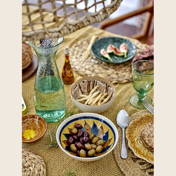 Manela karaffel i gr�nt glas