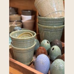 Agnete krukke, jade green mix