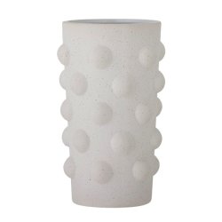 Artan vase, hvid