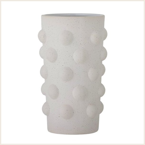 Artan vase, hvid