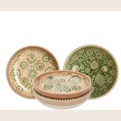 Asilva sk�le, gr�n/brun/rosa