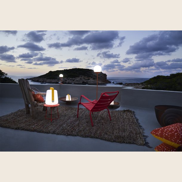 LUXEMBOURG LAV LOUNGESTOL M/ARMLN (2 stk. forpakning) Poppy