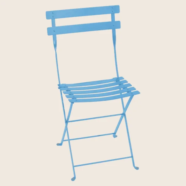 BISTRO METAL KLAPSTOL Maya Blue