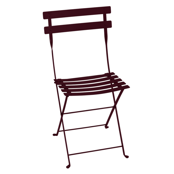 BISTRO METAL KLAPSTOL Black cherry