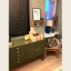 Babette glaslampe til batteri