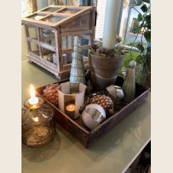 Rektangulr bakke i genanvendt metal