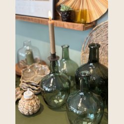 Java vase, m�rkegr�n