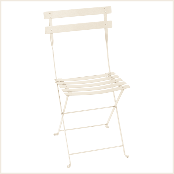 BISTRO METAL KLAPSTOL Beige latte