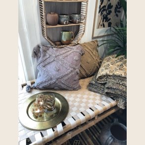 Pudebetrk med kvaster, 50x50 cm