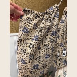 Stofpose i bomuld, ass.