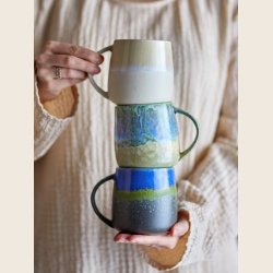 Cloe krus, bl�/gr�n/creme