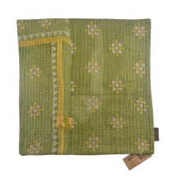 Vintage Kantha Sari puder i bomuld