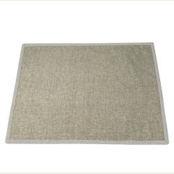 Dkkeserviet sand/stribet