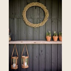 Kubu rattan dekorationskrans