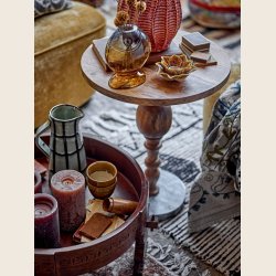 Dinah fyrfadsstage, brun