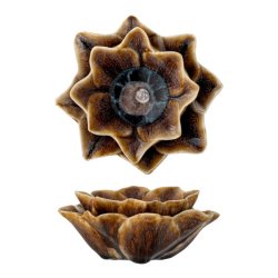 Dinah fyrfadsstage, brun