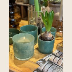 Ella fyrfadsstage i glas