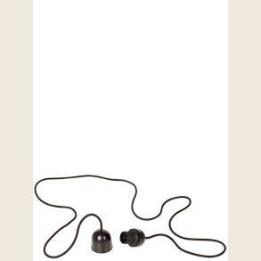 Ledning med fatning til rattanlamper