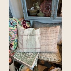 Vintage Kantha Fine Q puder i bomuld