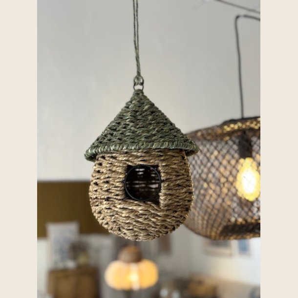 Fuglehus i flet, lys gr�n