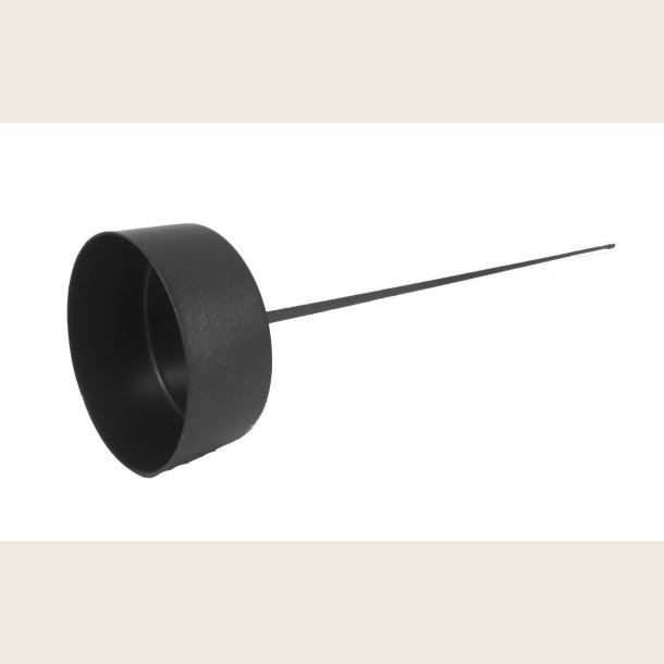 Fyrfadslysholder, sort metal, s�t � 4 stk. 