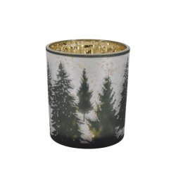 Fyrfadsstage med juletr