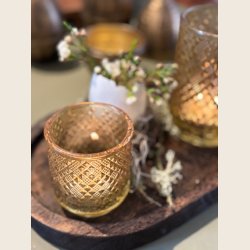 Fyrfadsstager med m�nster, 2 str.