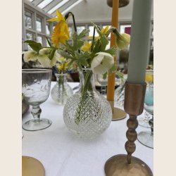 Sm glasvaser, 3 strrelser