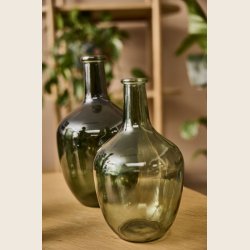 Java vase, m�rkegr�n