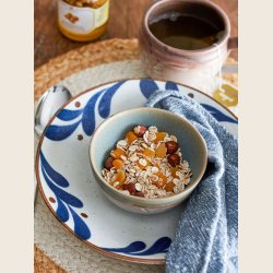 Heidi bomuldsservietter, bl, 4 stk. 