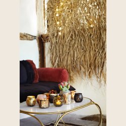 Vgdekoration i palmeblade