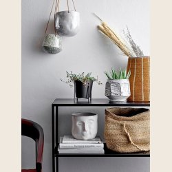 Ileana hngepotte i hvid