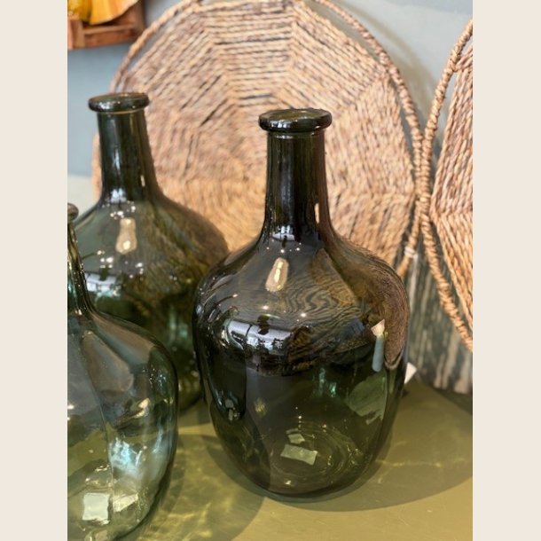 Java vase, m�rkegr�n