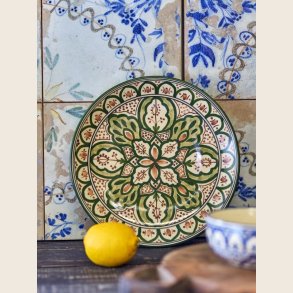 Karlie tallerken, gr�n