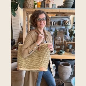 Kurvetasker, vaffelflet