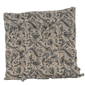 Siddehynde med bindeb�nd, 40x40 cm