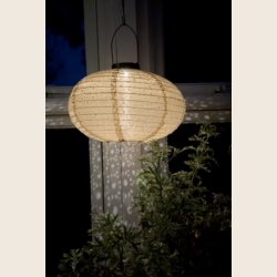 Lanterne med solpanel