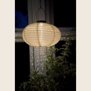 Lanterne med solpanel