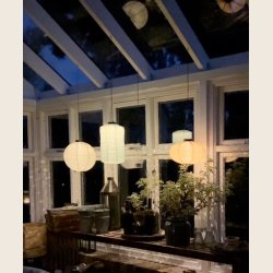 Lanterne med solpanel