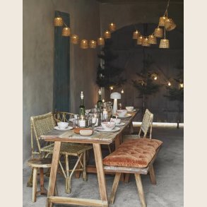 Lyskde med bambusskrme