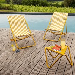 Maxitransat hvilestol med striber