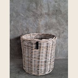 Low Rund Kubu rattan kurv