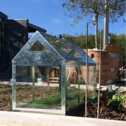 Maxi v�ksthus i galvaniseret st�l