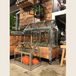 Maxi v�ksthus i galvaniseret st�l